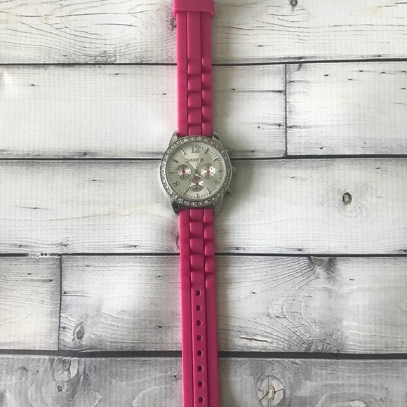 Pink Geneva Watch - Picture 2 of 2
